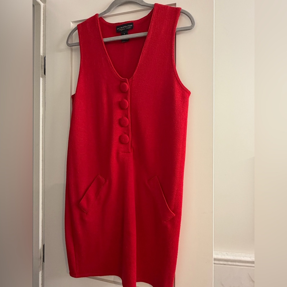 Vintage Knit Dress with Buttons